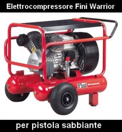 Noleggio Sabbiatrice a secco - Noleggio Compressori olio/aria attrezzature  - Italnolo